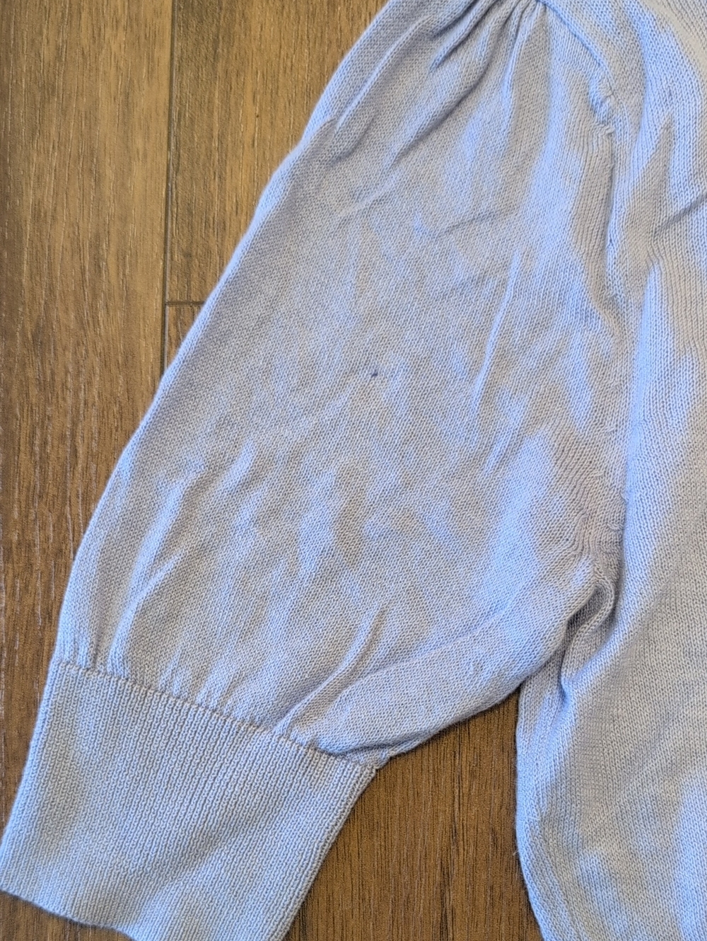 Old Navy Lavendar Purple V-Neck Buttoned Short-Sleeve Cropped Cardigan Y2K - Picture 9 of 9